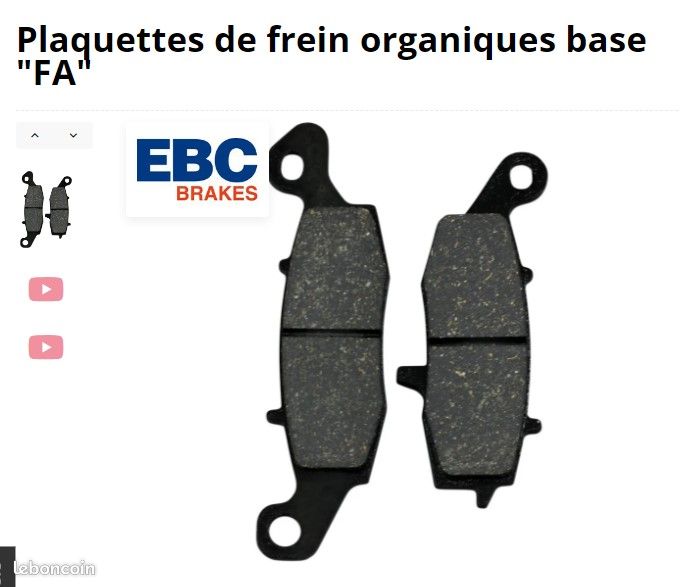 Plaquettes De Frein Avant NISSIN Pour Kawasaki KLE 500 (1991-2006) - Neuves