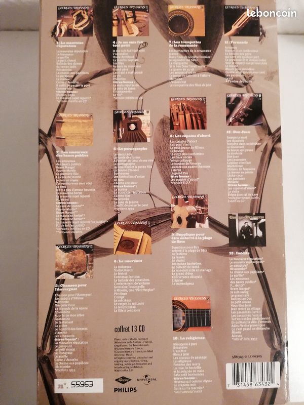 Coffret 13 cd Georges BRASSENS (image 2)