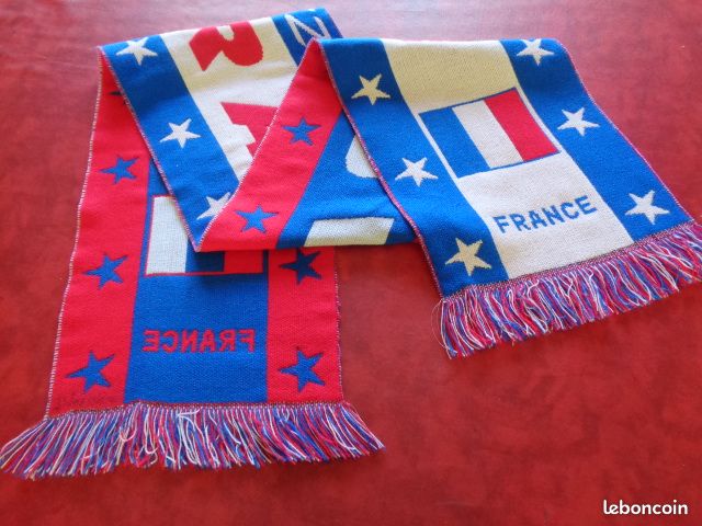 Écharpe De Football Vintage Equipe De France - Supporter Homme Multicolore
