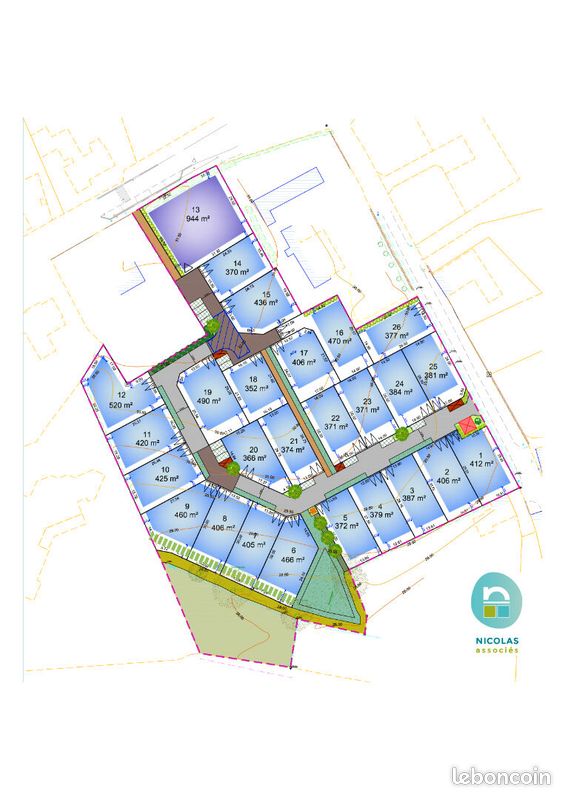 Terrain 352 m² · à Plomeur · 352 m² · 59 900 €