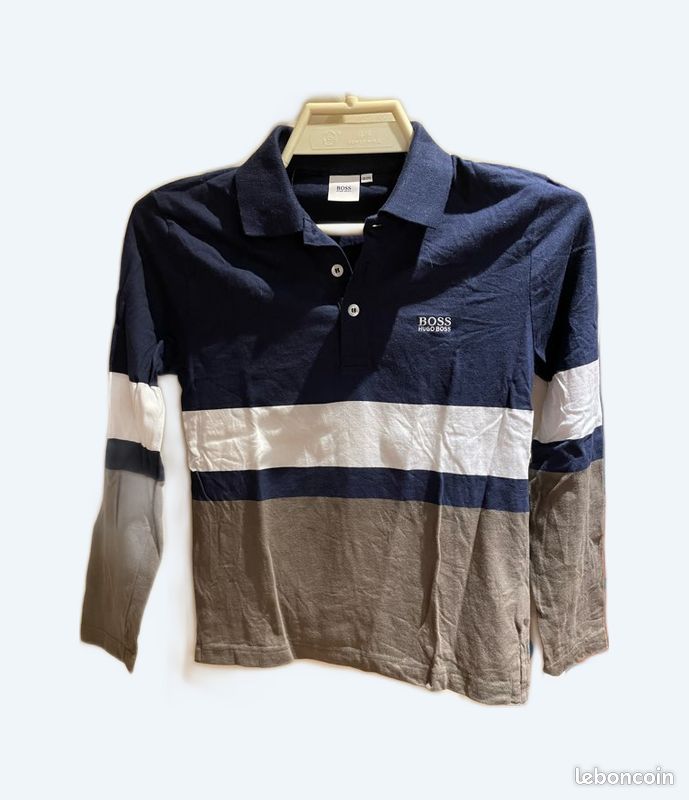 Tee-shirt polo manches longues Hugo Boss 12 ans Vêtements