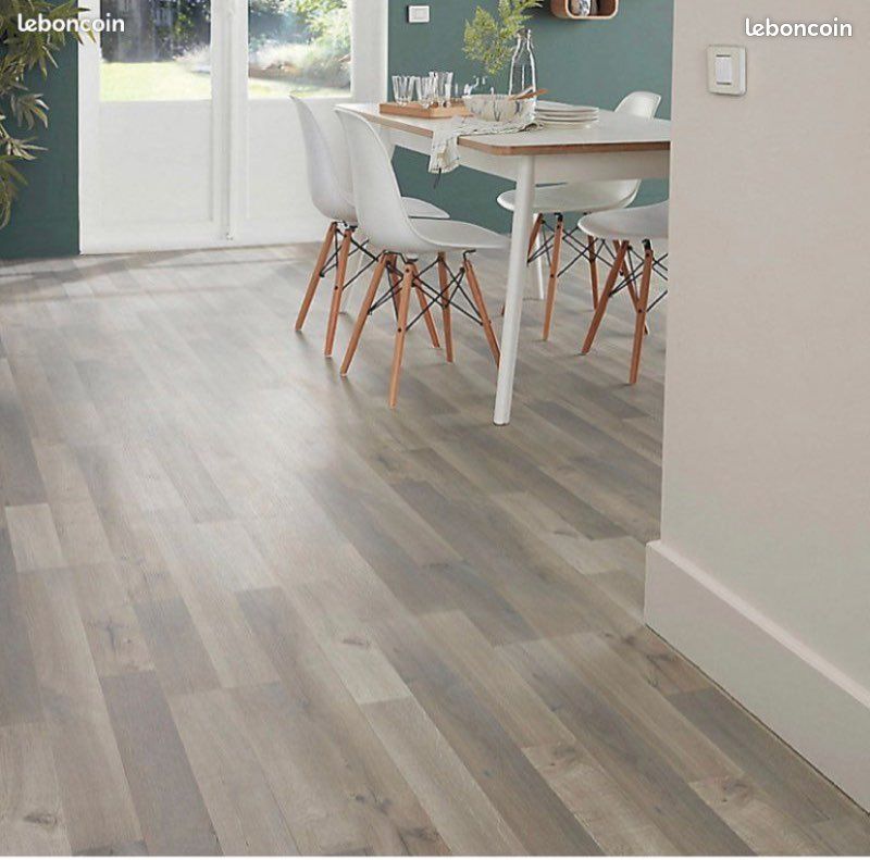 Parquet gris stratifié Addington 1 paquet (image 1)