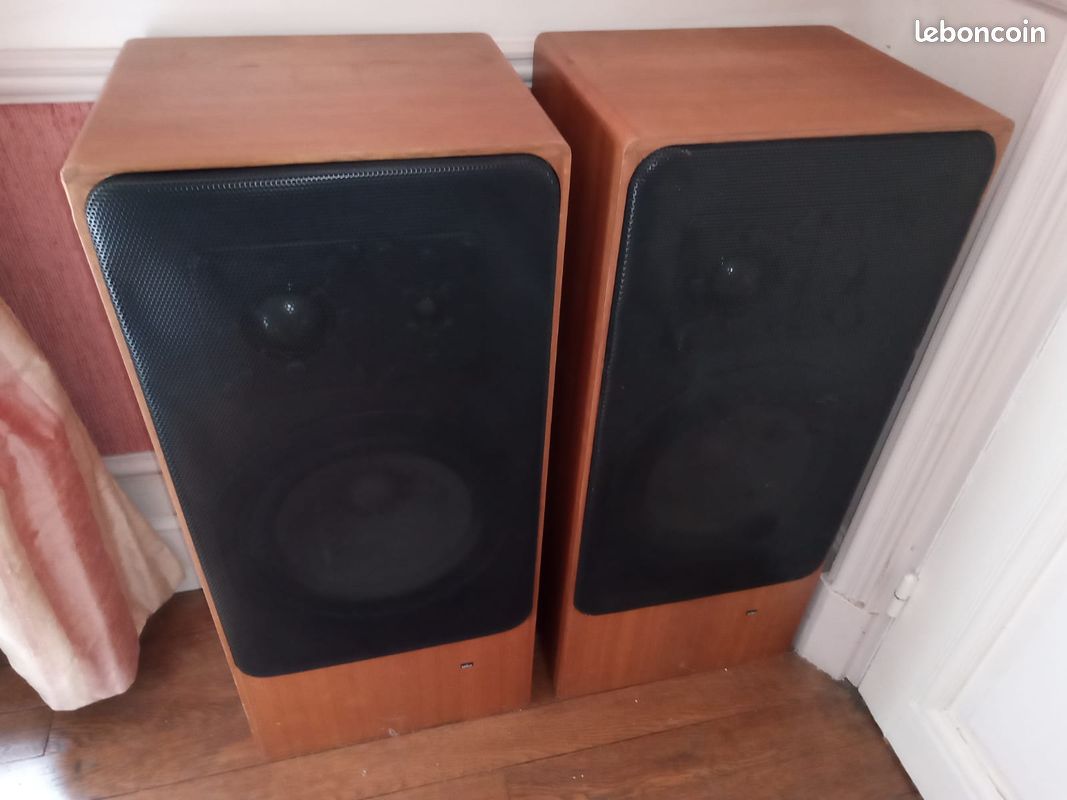 Enceintes BRAUN L1030-8 bon état (modèle rare ohms) Photo