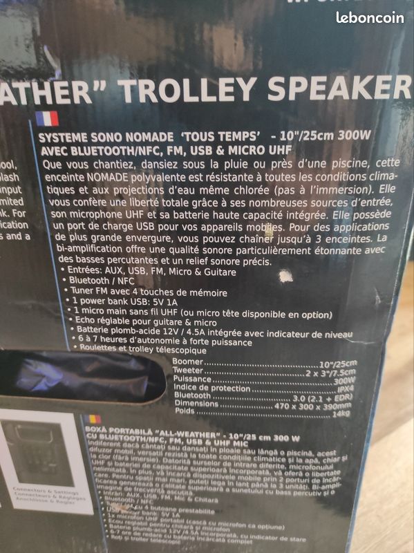 Enceinte Ibiza bluetooth usb (image 5)