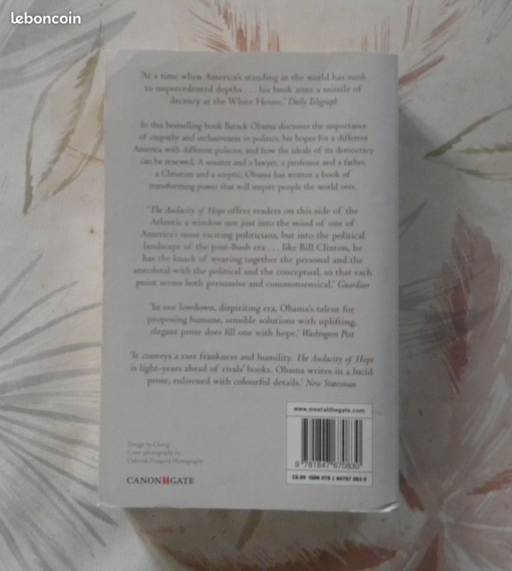 THE AUDACITY OF HOPE by Barack OBAMA Ed (image 2)