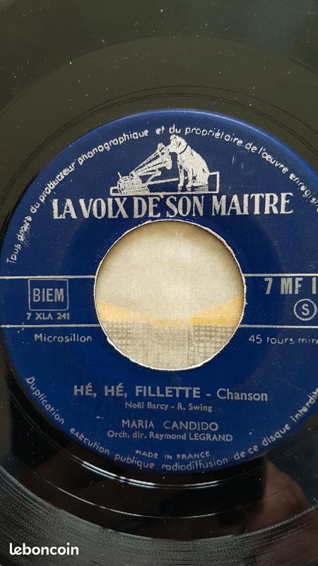 Vinyle 45 tours MARIA CANDIDO (image 3)