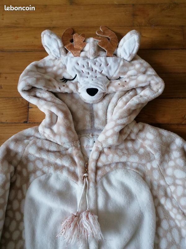 Etam Manteau Laine Ã Capuche Sweat Polaire Veste Pyjama Etam