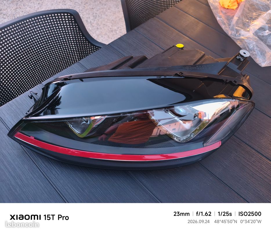 Optique avant gauche neuf golf 7 gti (image 2)
