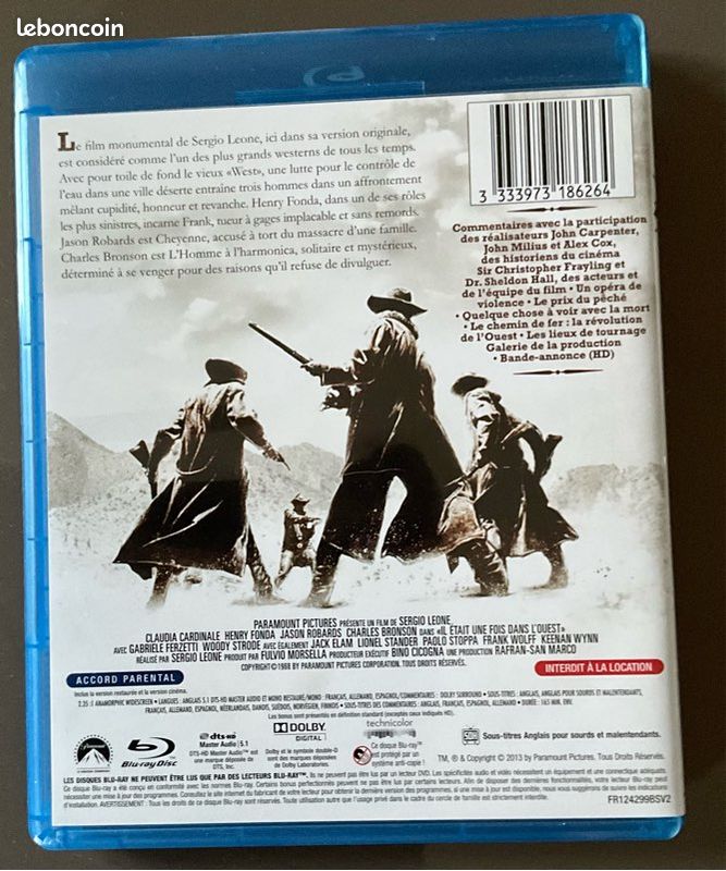 IL ÉTAIT UNE FOIS DANS L’OUEST blu-ray (image 2)