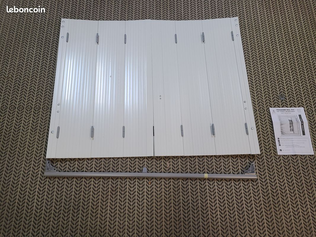 Lot De 2 Paires De Volets Extérieurs En Vinyle Blanc à Persiennes - Mid-America 12x36 - Neufs