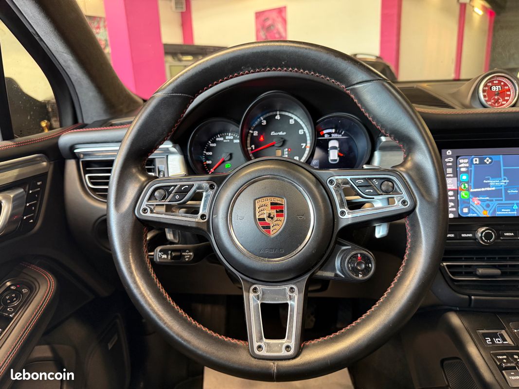 Porsche macan turbo 3.0 440ch pdk suivi porsche toit ouvrant cam 360 bose garantie 12mois fr malus payé (image 17)