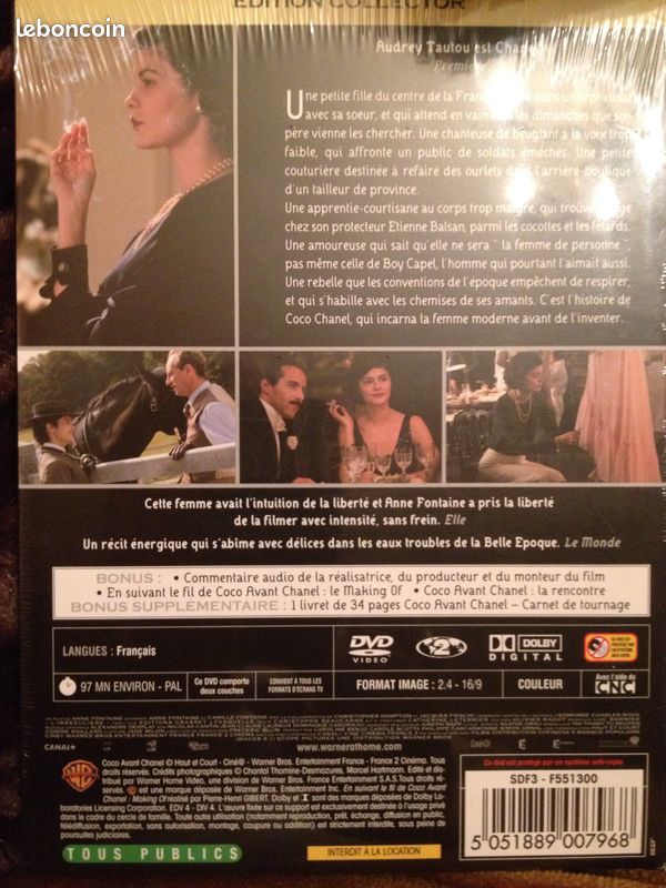 DVD collector coco avant chanelChanel (image 2)