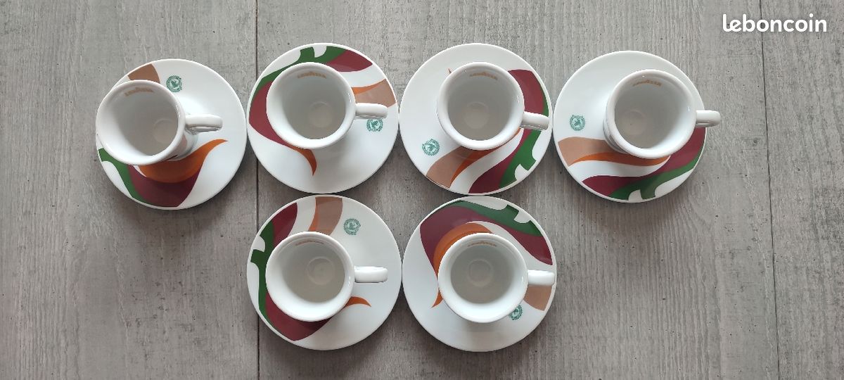 Service à café expresso 6 tasses et soucoupes Lavazza (image 3)