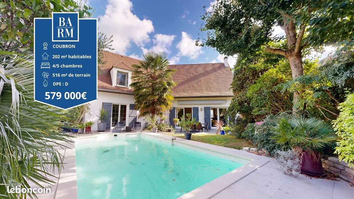 Maison 7 pièces 209 m² · à Coubron · 209 m² · 579 000 €