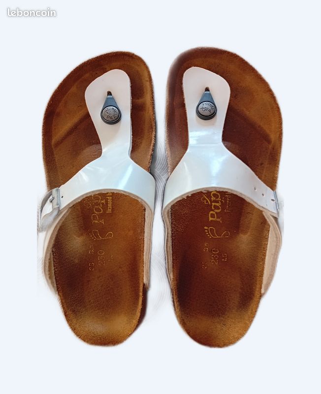 Birkenstock papillio femme 36 blanches Chaussures