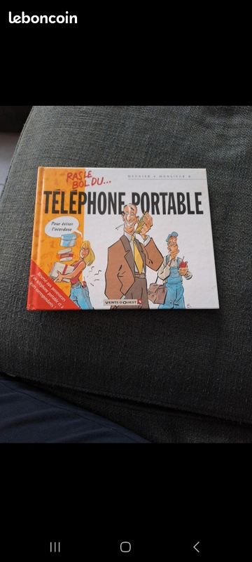 Livre " ras le bol du téléphone portable " (image 1)