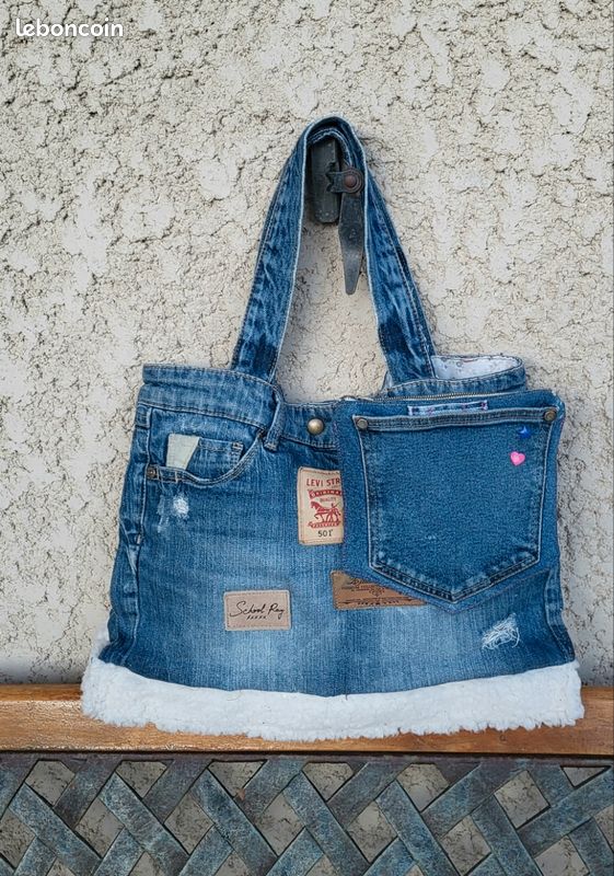 Sac en jean porte monnaie Accessoires Bagagerie