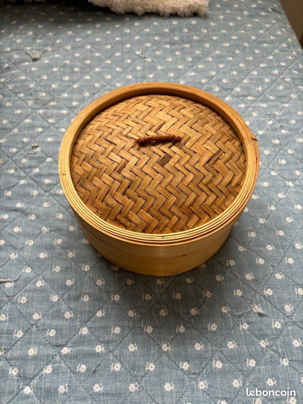 Panier bambou cuisson vapeur (image 1)