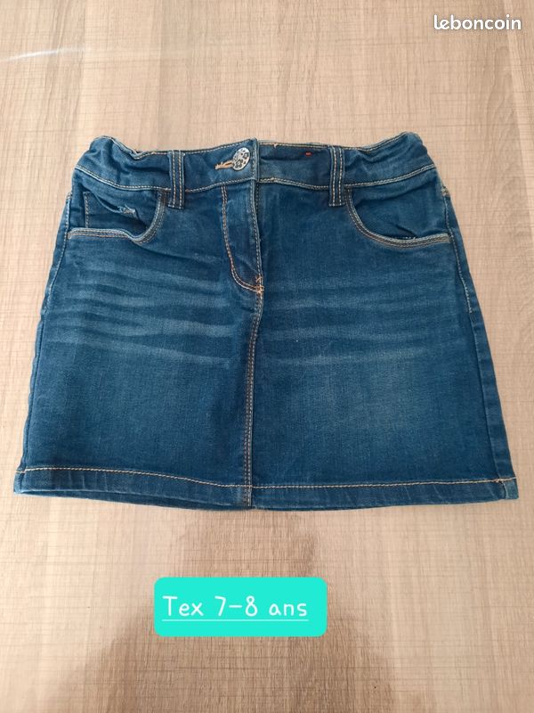 Jupe en jean 7-8 ans (image 1)