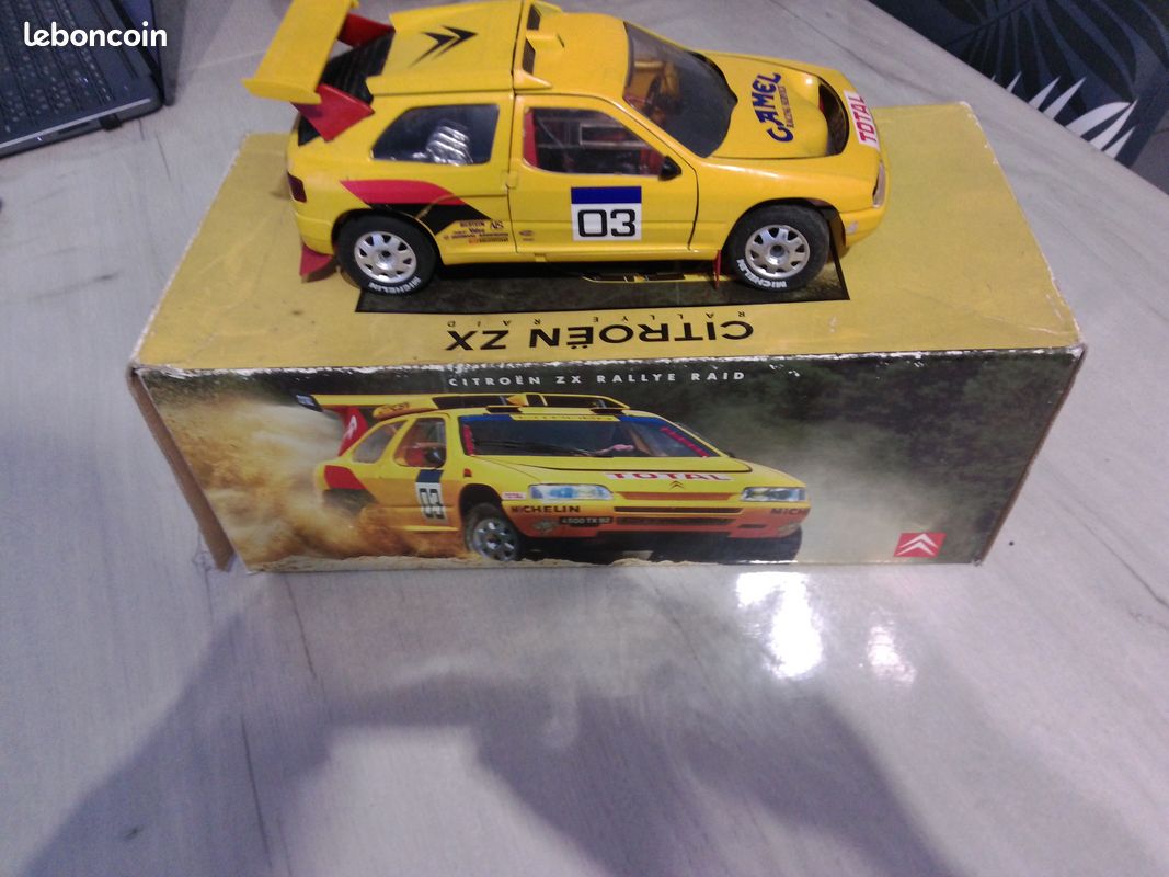 Solido Club 1/18 Citroën ZX Rallye Raid – N°34 Rouge – Réf 9003 – Comme Neuve En Boîte