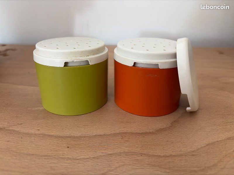 Salière poivrière Tupperware vintage (image 1)