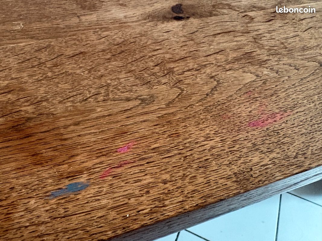 Table chêne massif vintage (image 3)