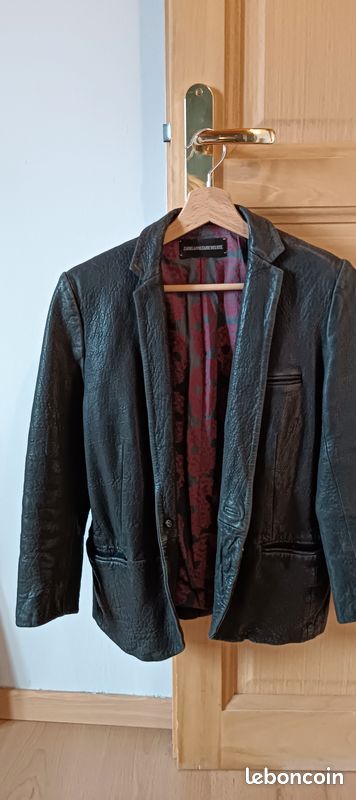 Pour Noel veste en cuir Zadig et Voltaire Vêtements