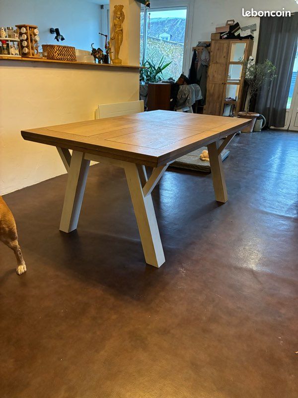 Table chêne véritable Seron marque française (image 4)