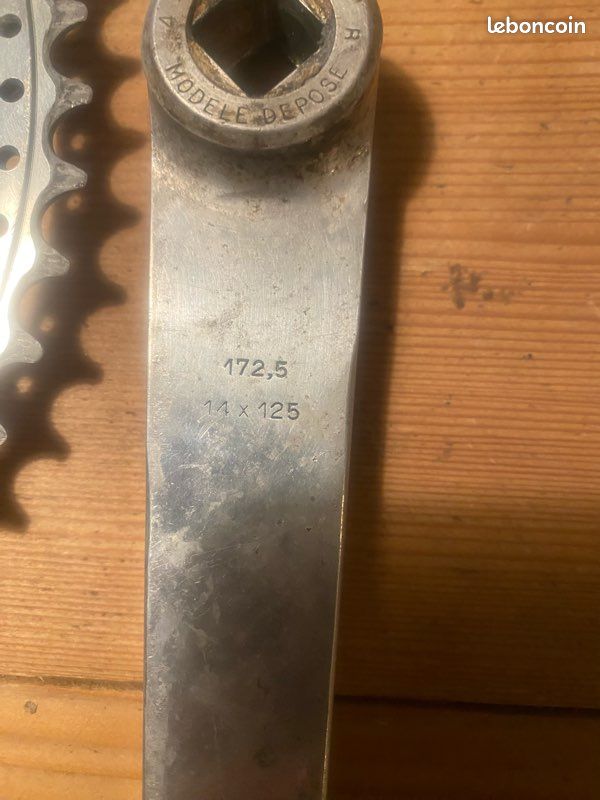 BRAS DE PÉDALE manivelle cuit à manivelle de vélo vélo 130 mm finition