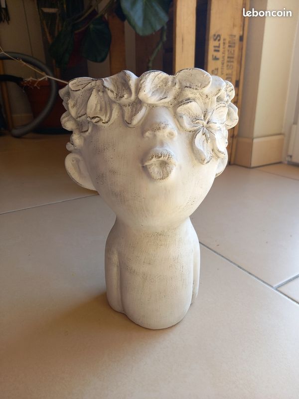 Cache pot visage (image 1)