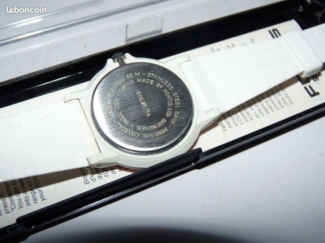 Ancienne montre femme fortis feeling goldwell swiss / neuve / année 90 / testé ok / pile neuve (image 5)