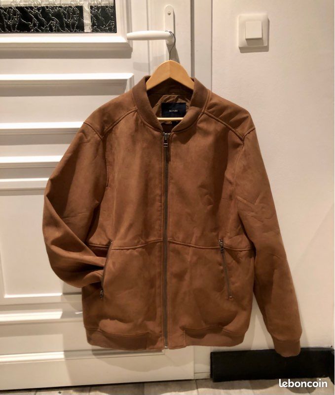 Manteau en suédine homme (image 1)