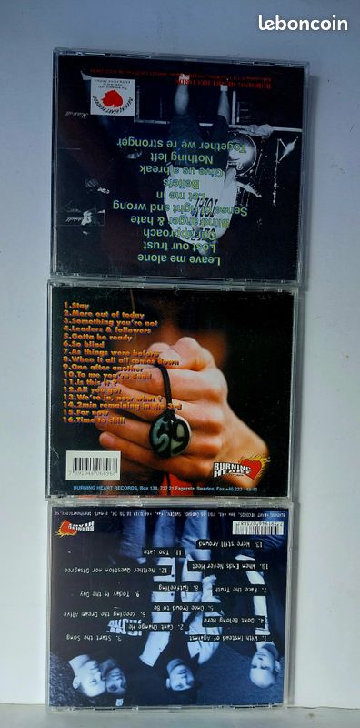 Lot 3 cd -59 TIMES THE PAIN / More out of today ; Twenty Percent of my hand; BLIND Anger &Hate (image 2)