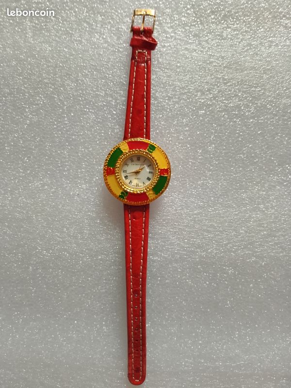 Montre Bijou Luc Desroches Modèle BIJOU - Plaqué Or, Pour Femme, Neuf Sans étiquette (années 80)