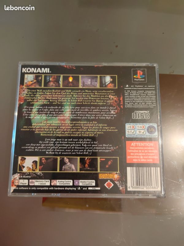 SILENT HILL PLAYSTATION 1 PS1 Greatest Hits Complet avec Carte d