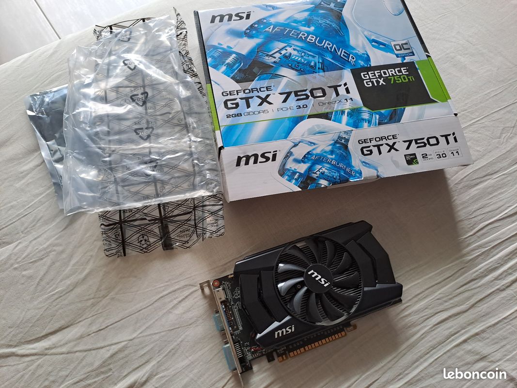 Carte graphique MSI Geforce 750Ti 2Go Accessoires informatique