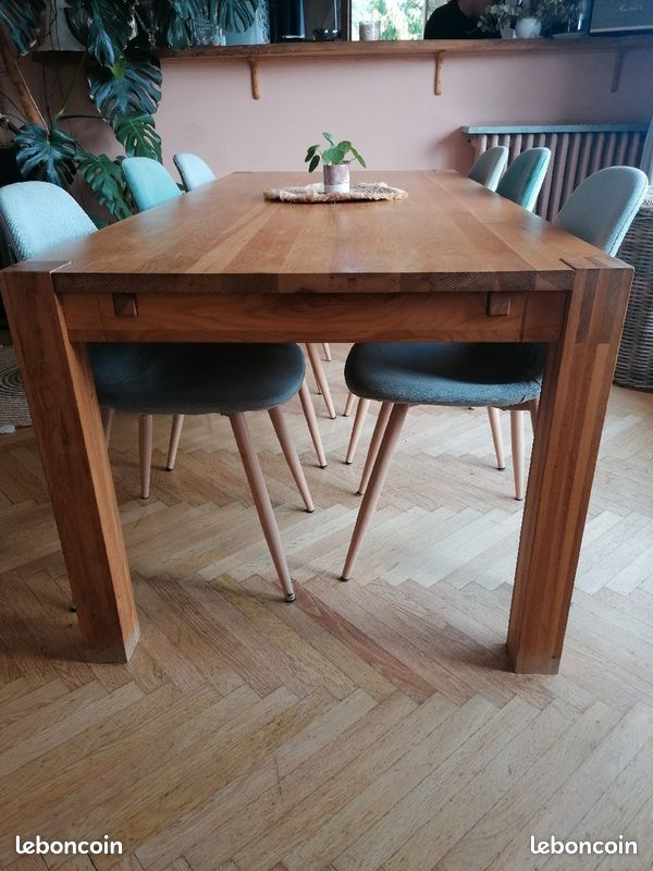 Table salon chêne huilé (image 2)