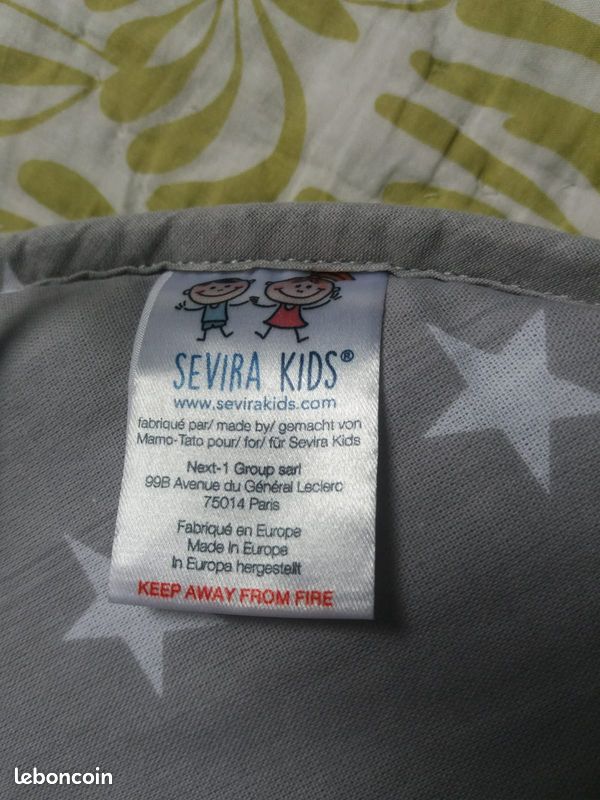Emaillotteuse Sevira kids Réversible + passage ceinture de sécurité (image 4)