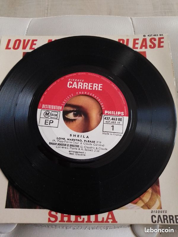 Disque vinyl 45-tours SHEILA (image 4)