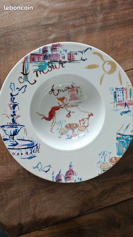 Plat geneviève lethu - Arts de la table