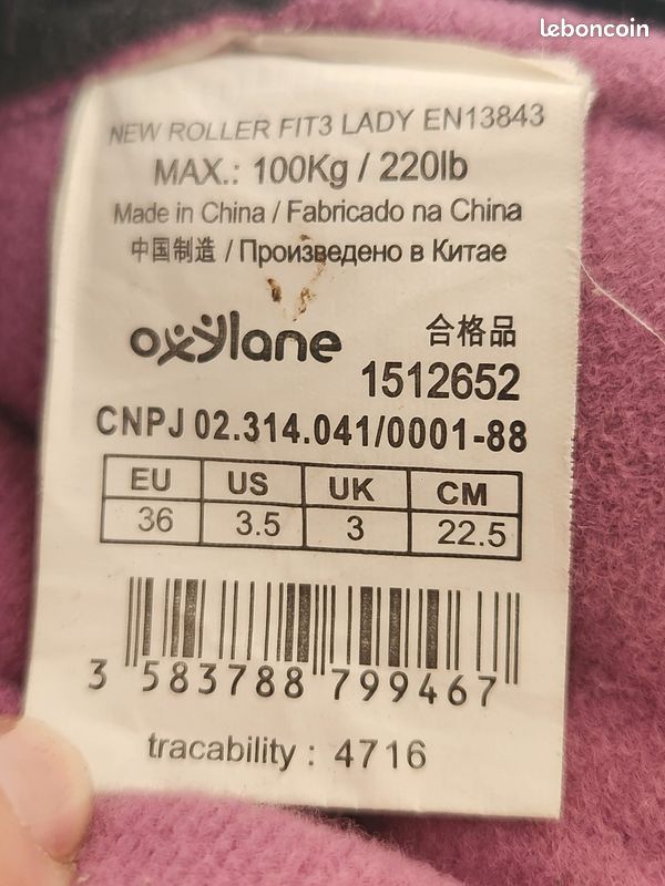 Rollers taille 36 (image 4)