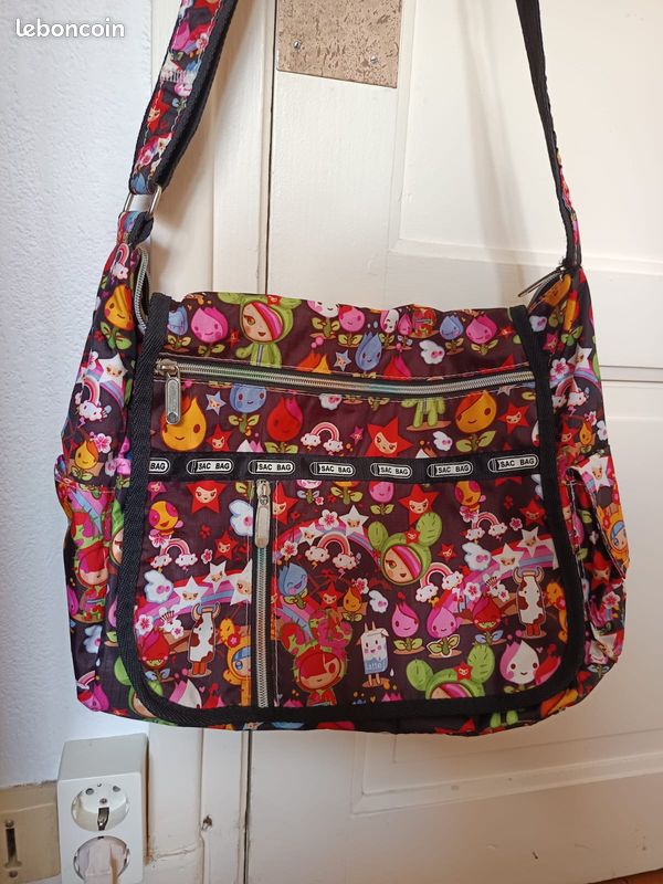 Sac bandoulière multicolore (image 1)