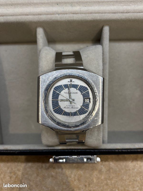 Jaeger-LeCoultre Master Mariner Automatic – Montre vintage acier – Fonctionnelle – À restaurer (image 9)