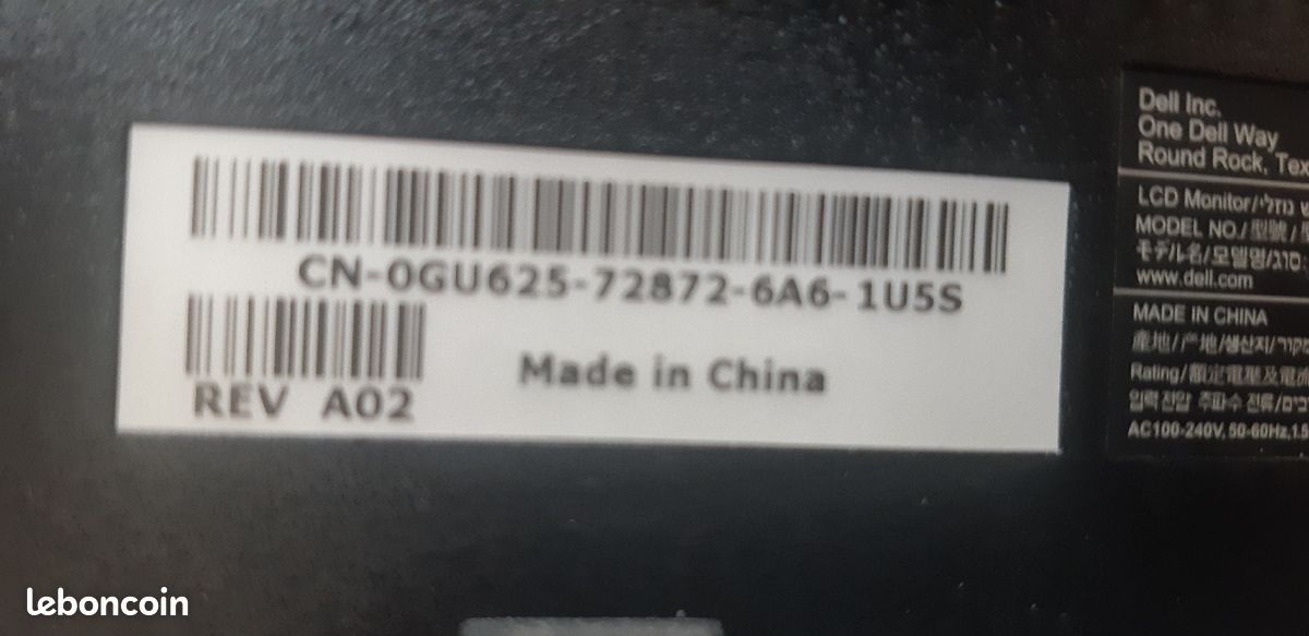 Moniteur Dell 17p vga (image 3)