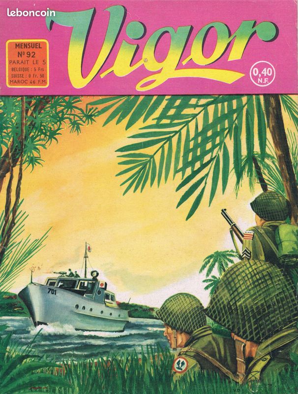 VIGOR n°92 Août 1961 (1ère série) - Edit. ARTIMA - BD état correct (image 1)