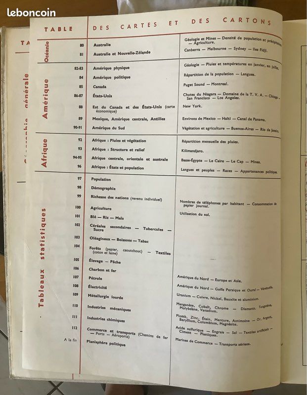 Atlas Classique Hachette Pierre Gourdon 1956 (image 2)