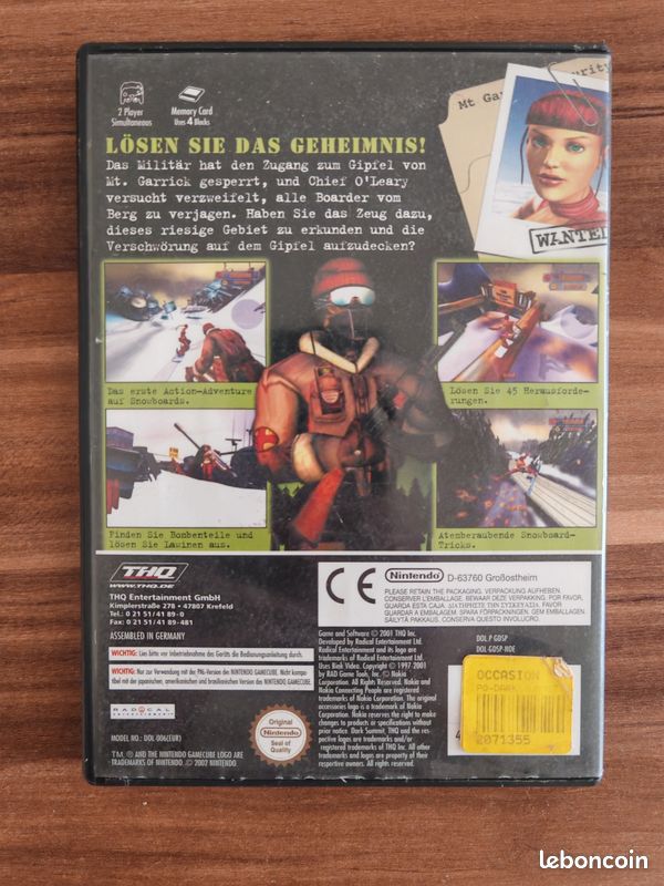 Dark summit GameCube Jeux vidéo