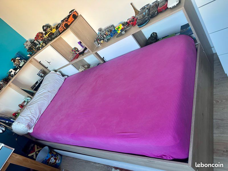 Lit simple | Lit adulte | Lit de jour et lit gigogne et tiroirs 90x190