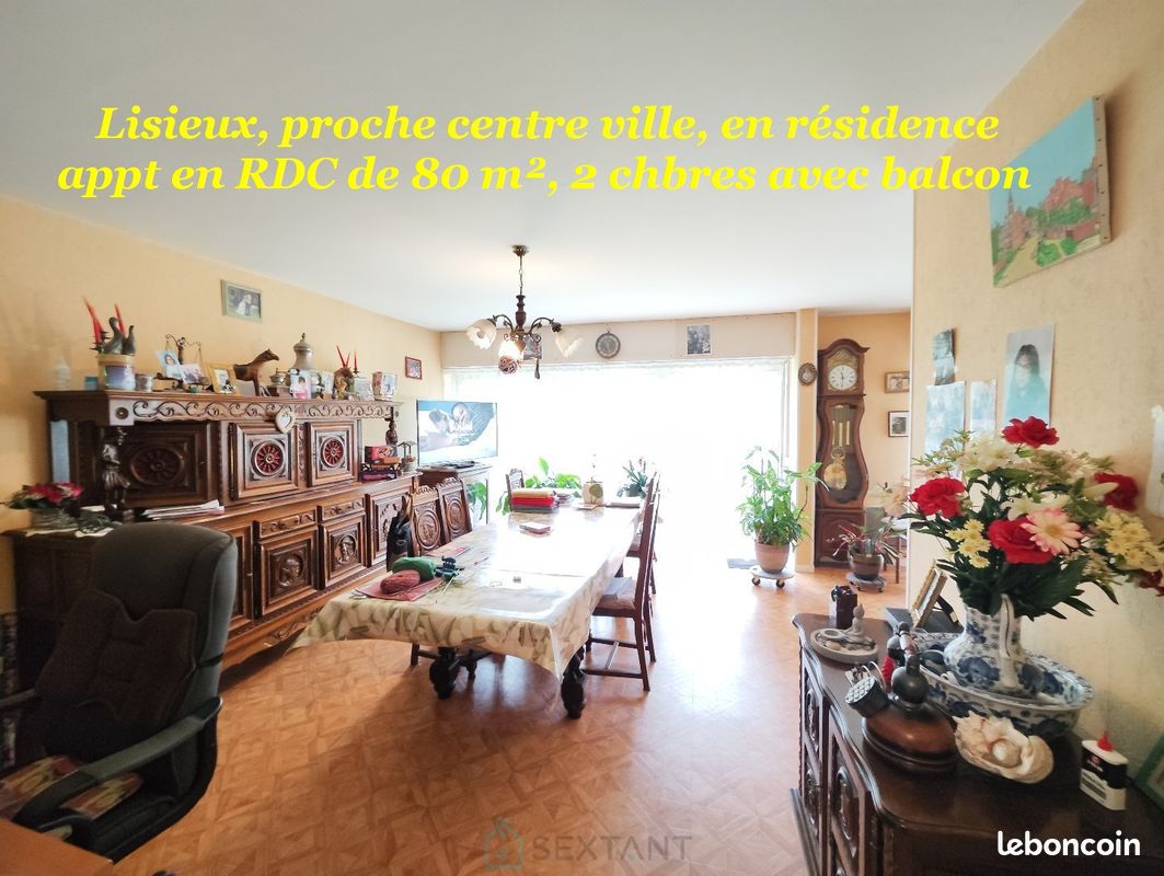Appartement 4 pièces 80 m² · à Lisieux · 80 m² · 133 500 €