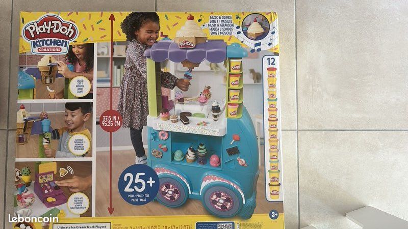 Doh Ice Cream Truck Playset Camion Play Doh Plastilina Kitchen - Main Image